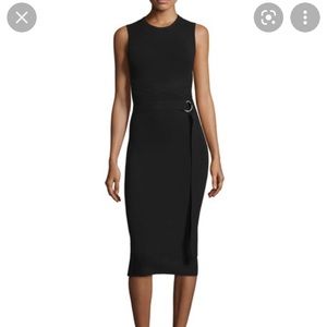 Michael Kors Collection sheath dress wrap belt size M